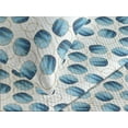 thumbnail image 3 of Ambesonne Abstract Quilted Coverlet 2 Pcs, Modern Oceanic Motif Print, Twin Size, Mustard Sea Blue and White, 3 of 4
