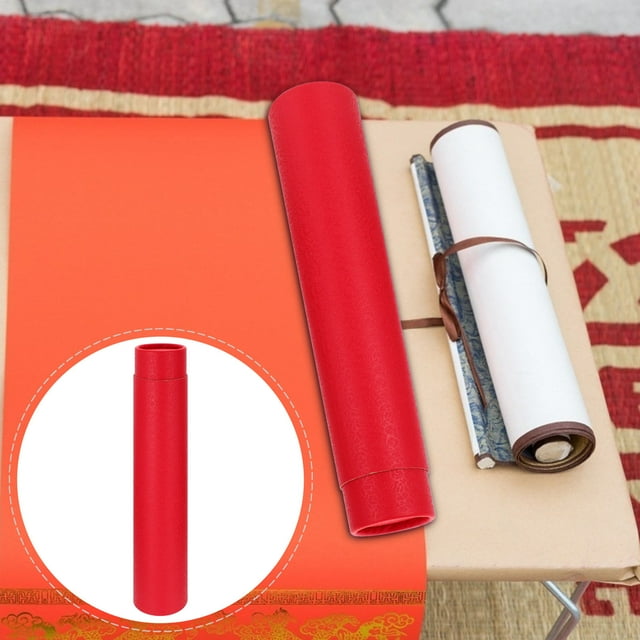 IFANLANDOR Tube Télescopique de Rangement pour Oeuvres d'Art Cylindre Extensible pour Protéger les Papiers Roulés Tubes de Rouleau Artistique pour Photos