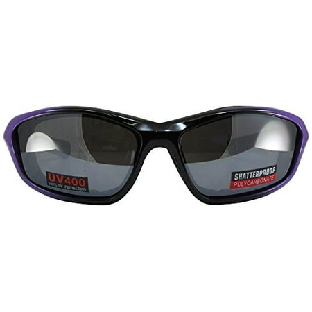 Global Vision Unisex-Adult Sunglass (Purple, Large/Size 12)