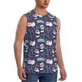 thumbnail image 2 of Balery Bamboo Panda Men's Sleeveless Muscle Shirts Workout Tank Top, Moisture Wicking, Odor Protection-Large, 2 of 8
