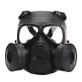 thumbnail image 1 of Máscara de ventilador de doble cara con sello, equipo de ventilador militar, máscara protectora de cara completa transpirable, equipo para comer pollo en el campo al aire libre, 1 of 3