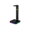 thumbnail image 1 of CORSAIR ST100 RGB Premium Headset Stand with 7.1 Surround Sound - 3.5mm and 2xUSB 3.0, 1 of 4