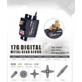 thumbnail image 2 of High-Performance 17g Servo S0017M for RC Hobbies Metal Gear, 1.8kgf.cm Torque, 0.20s/60° Speed, 2 of 7