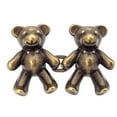 thumbnail image 1 of Pin de cintura sin costura de oso mono - Botón vaquero metálico para vaqueros holgados, ajustador ajustable de cintura, accesorio de moda desmontable para pantalones y cinturones (pack de 2), 1 of 3