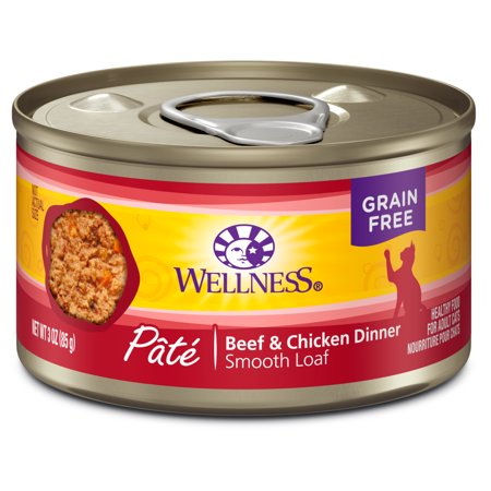 UPC: 0076344089551 | Wellness Complete Health Grain Free Canned Cat Food Beef & Chicken Dinner Pate 3 Ounces (Pack of 24)