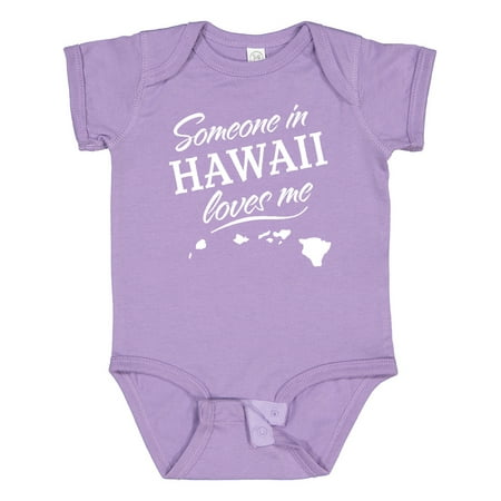 

Inktastic Someone in Hawaii Loves Me Gift Baby Boy or Baby Girl Bodysuit