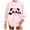 Pink, variant on PFWOWB Fashion Clothes Autumn and Winter New Solid Color Round Neck Loose Long Sleeve for Women