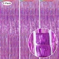 thumbnail image 5 of Paquete de 3 cortinas con flecos para decoración de fiestas, bodas, graduaciones, cumpleaños, eventos de Navidad, suministros para fiestas, 1*2 m Zhivalor CPB-SSW248-10, 5 of 5