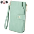 thumbnail image 7 of UTO Wallets for Women Vegan Leather RFID Blocking Trifold Purse Card Holder Ladies Clutch Phone Wristlet(Green), 7 of 7