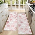 thumbnail image 4 of Kitchen Rugs Sets Of 2,Pink Dog Paw Anti Fatigue Kitchen Mat Rugs Non Slip Washable,Decorative Kitchen Floor Mats for Kitchen,Sink,Laundry,17"X47", 4 of 5