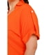 thumbnail image 4 of Blusa Roman Fashion con moño Tallas Extras 1819 Naranja 42, 4 of 6