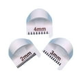 thumbnail image 2 of Abbracc 3Pcs Edge Stitch Lock Sewing Gauge Quilting Template Ruler Mother Seam Guide White, 2 of 8