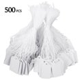 thumbnail image 2 of Etiquetas De Precio De 500 Uds. Con Cuerda, Etiqueta Blanca Grabable Duradera, Cantidad Abundante, Etiquetas De Joyería, Etiquetas De Precio De Papel Para Precio De Joyería Methold EL009758-00, 2 of 5