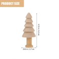 thumbnail image 2 of 10pcs Unfinished Wooden Tree DIY Tree Mini Wooden Trees for Painting Craft Decorations, 2 of 3