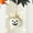White, variant on Konghyp 3-inch Soft Pumpkin Tree Decoration, Cute Hanging Ornament, Halloween Holiday Party Décor, Indoor Home Decoration, Fabric-Wrapped Pumpkin, Fall Thanksgiving Decoration