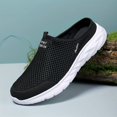 thumbnail image 2 of Men's Casual Sports Shoes, with Hollow Mesh Breathable Design Large Size Ultra-Light Fashionable Half-Loafers, 2 of 9