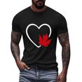 thumbnail image 4 of Camisas de Manga Corta para las Mujeres Impresión de Manga Corta Cuello Redondo, Camisa Casual de Poliéster para las Mujeres, Lavado de Manos, 4 of 6