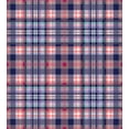thumbnail image 3 of Ambesonne Checkered Duvet Cover Set, Pink and Blue Tones, 2-Calking, Navy Blue Pink, 3 of 6