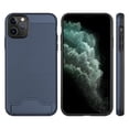 thumbnail image 2 of for iPhone 11 PRO LUXMO KARDCASE 2-in-1 WALLET CASE W/ SILK BACK PLATE KICKSTAND Navy, 2 of 8
