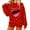 Red, variant on Valentine's Day Outfits Women Trendy Sweatshirts Stars Love Hearts Holiday Cute Pullover Long Sleeve Loose Tops (XL, Pink)