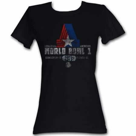 Wfl Sport Teams World Bowl 1 Juniors Short Sleeve T Shirt