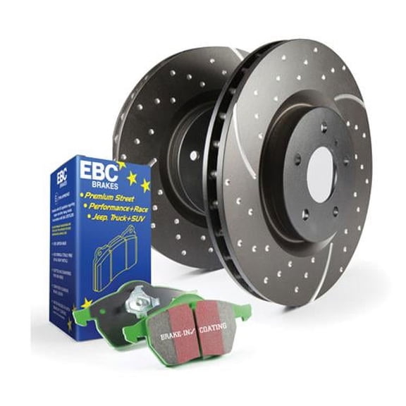 EBC Brakes S3KF1089 S3 Kits Greenstuff 6000 and GD Rotors Truck and SUV Fits select: 2000-2002 TOYOTA TUNDRA, 2001-2002 TOYOTA SEQUOIA