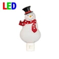 thumbnail image 2 of Novelty Lights LED Snowman Christmas Decoration Night Light with Swivel Plug, 2 of 5