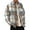Light Gray@GC@, variant on CONZONE Men's Buttons Down Shirts Long Sleeve Shirts For Men Trendy Plaid Lapel Soft Lightweight Tops