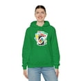thumbnail image 5 of Card Game Stack Hoodie, Fun Draw 4 Stack Design, Retro Gaming Graphic, 5 of 5
