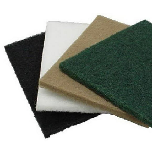 Virginia Abrasives 416-55247 12.75 x 5.88 in. Thick Pad - White- Pack of 5