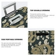thumbnail image 4 of Black Golden Dragon Lanterns Luggage Cover Anti Scratch, Elastic Suitcase Protector Suitcase Covers for Luggage Fits 18-32 Inch Luggage, 4 of 5