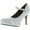 White Patent, variant on CYNDI-91 Women's Hot Fashion Ankle Strap Mary Jane Dress Pumps Shoes, White Patent, 5