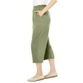 thumbnail image 4 of Woman Within Women's Plus Size Petite 7-Day Knit Capri Pants, 4 of 5