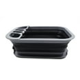 thumbnail image 4 of SAMMART 7.5L (2 gallons) Collapsible Dish Drainer with Drainer Board - Foldable Drying Rack Set - Portable Dinnerware Organizer - Space Saving Kitchen Storage Tray, 4 of 7