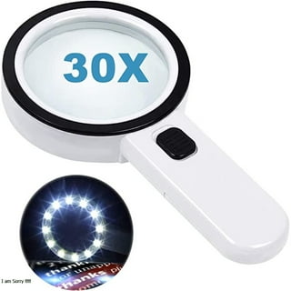Handheld Reading Magnifier, EEEkit 11X 5X 3.5X Magnifying Glass with Light,  2 LED Illuminated Magnifier for Seniors Reading, Inspection, Coins, Stamps,  Jewelry, and Hobbies 
