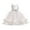 White, variant on AWZXDE Girls Dresses Floral Dresses For Wedding Party Pageant Dress With Handmade Beads For 2-10 Years Long Dresses Red,4-5 Years