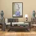thumbnail image 2 of IDEA4WALL Framed Canvas Wall Art for Living Room, Bedroom Blue and White Porcelain Canvas Prints for Modern Home Decoration Ready to Hang, 2 of 4