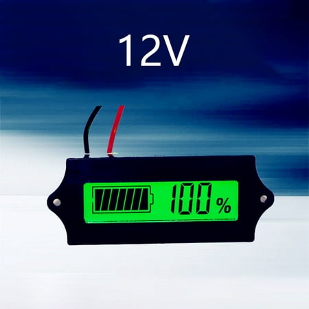 

12V24V36V48V Lead Acid Battery Capacity Indicator LCD Percentage Display Monitor