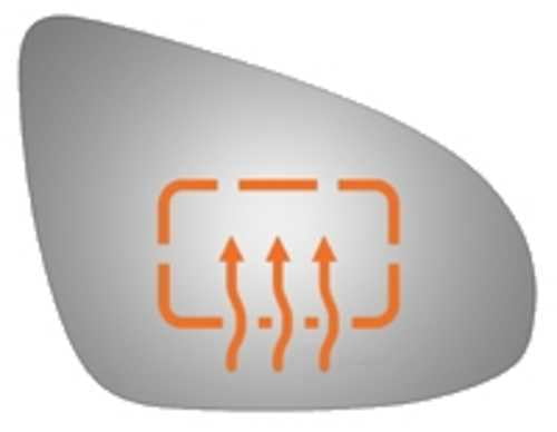 Burco Side View Mirror Replacement Glass - Clear Glass - 5575H