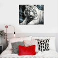 thumbnail image 4 of JRXY Animal Tiger Canvas Wall Art Picture Print for Home Office Living Room Bedroom Decor 20x16in, 4 of 4