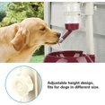 thumbnail image 2 of NANAHuangDog Water Bottle Stand, Adjustable No Drip Dog Water Bottle Standing Pet Water Dispenser for Dog and Cat(Brown), 2 of 9