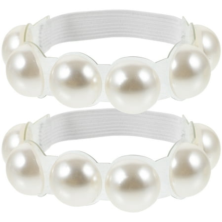 

ifundom 1 Pair High Heel Shoe Straps Women Shoelaces Pearl Shoes Laces Anti-loose Heels Shoe Straps