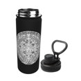thumbnail image 2 of Botella de agua con aislamiento maya y calendario azteca, de acero inoxidable de 18 oz, novedosa, para deportes, portátil, para viajes, gimnasios al aire libre., 2 of 5