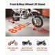 thumbnail image 3 of VEVOR Elevador de caballete delantero y trasero para motocicleta, 850 lb, brazo basculante Spoolift Paddock, color rojo, 3 of 9