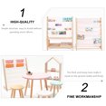 thumbnail image 2 of 1Pc Wood Floor Bookshelf Multi-layer Storage Rack Simple Office Newspaper Rack, 2 of 8