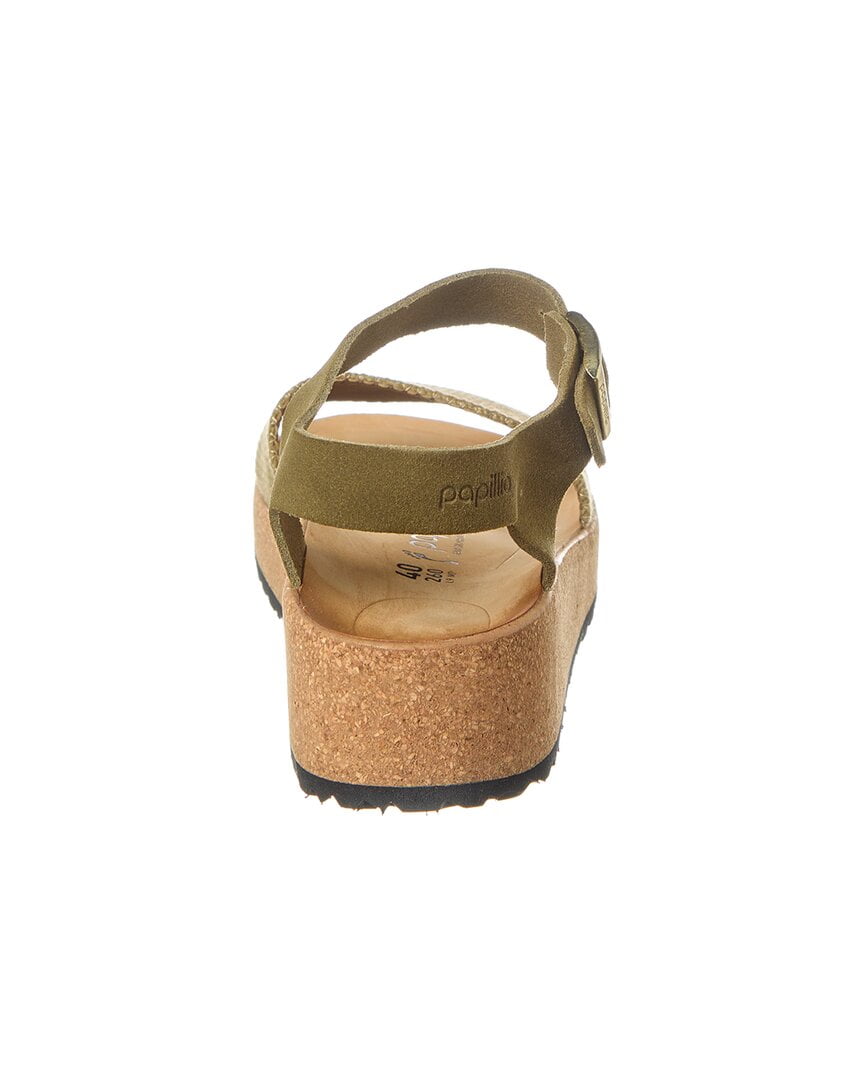 Papillio by Birkenstock Glenda Suede Sandal, 42, Brown