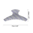 thumbnail image 4 of Unique Bargains 1 Pc Claw Clip Hanger Style Hair Clip Purple, 4 of 5