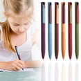 thumbnail image 2 of 6 PCS Retractable Gel Pens,0.5mm Fine Point Smooth Writing Pens, Retractable Quick-Dry Black Gel Ink Pens,Cute Pens,Cute Click Pens for Drawing,Writing Planner,Journaling,Note Taking, 2 of 9