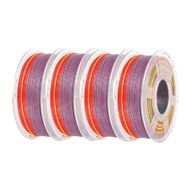 4 filamentos para impresora 3D, accesorio universal para impresora 3D resistente al desgaste. Vistoso