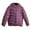 Purple, variant on KAUOD Boys Girls Quilted down Jackets Full Zip up Plain Lightweight Puffer Coats Teen Kids Long Sleeve Thick Warm Outwear